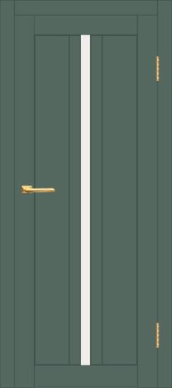 Межкомнатная дверь с экошпоном ДП DIM I-9 Seagrass Matt Сатинато Белый