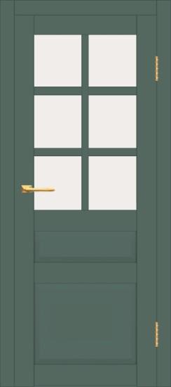 Межкомнатная дверь с экошпоном ДП DIM I-12 Seagrass Matt Сатинато Белый