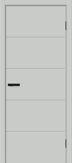 Межкомнатная дверь с покрытием винил Граффити-2.Д Grey Pro