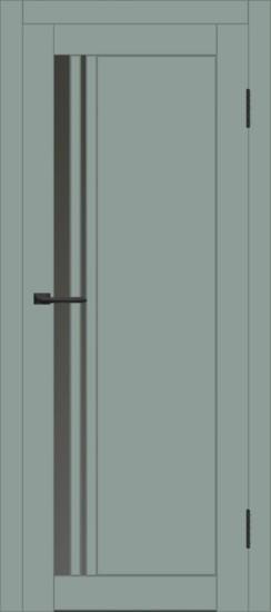 Межкомнатная дверь с экошпоном ДП DIM I-19.1 Gloomy sky Matt Сатинато Графит