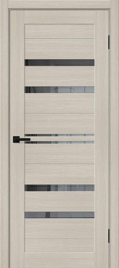 Межкомнатная дверь с экошпоном Браво-30 Cream Melinga / Mirox Grey