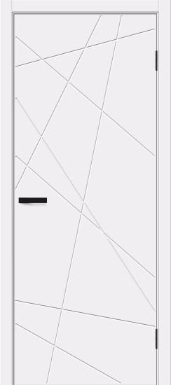 Межкомнатная дверь с покрытием винил Граффити-5.Д White Pro