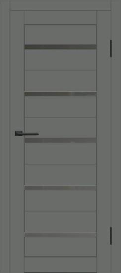 Межкомнатная дверь с экошпоном ДП DIM I-1 Graphite Matt Сатинато Графит