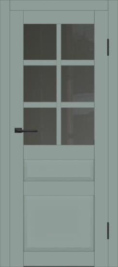 Межкомнатная дверь с экошпоном ДП DIM I-12 Gloomy sky Matt Сатинато Графит