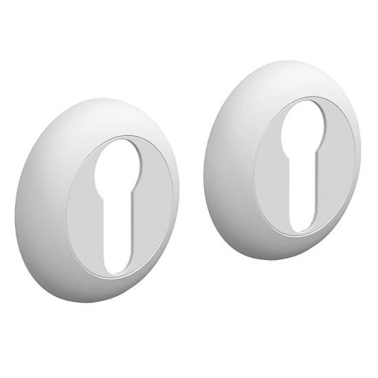 Накладка цилиндровая на круглой розетке Bravo А/Z-4CL (пром.) W Белый