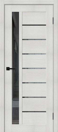 Межкомнатная дверь с экошпоном Браво-27 Bianco Melinga / Mirox Grey