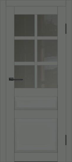 Межкомнатная дверь с экошпоном ДП DIM I-12 Graphite Matt Сатинато Графит