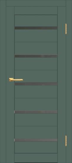 Межкомнатная дверь с экошпоном ДП DIM I-1 Seagrass Matt Сатинато Графит