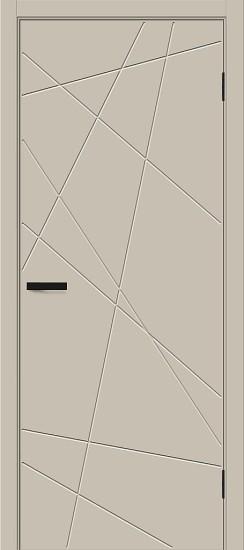 Межкомнатная дверь с покрытием винил Граффити-5.Д Cream Pro