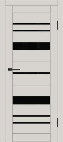 Межкомнатная дверь с экошпоном ДП DIM I-16 Silk Matt Lacobel Black