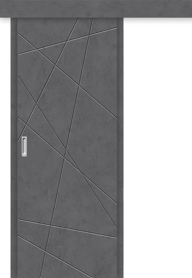 Межкомнатная дверь-купе Граффити-5.Дк Slate Art