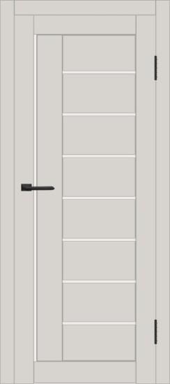 Межкомнатная дверь с экошпоном ДП DIM I-17 Silk Matt Сатинато Белый
