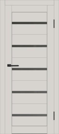 Межкомнатная дверь с экошпоном ДП DIM I-1 Silk Matt Сатинато Графит