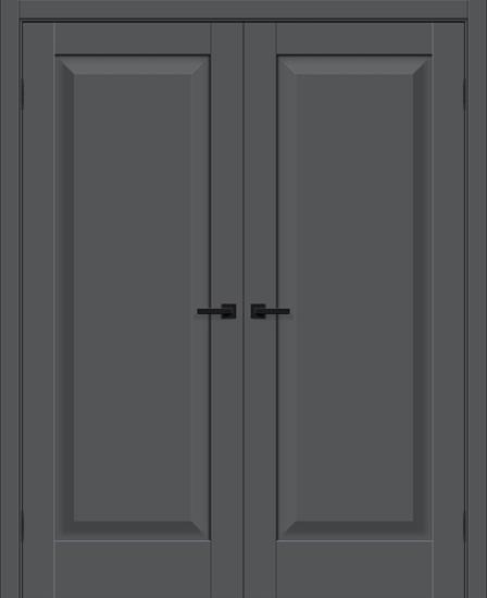 Двойная межкомнатная дверь ПЭТ Прима-20 Stormy Silk