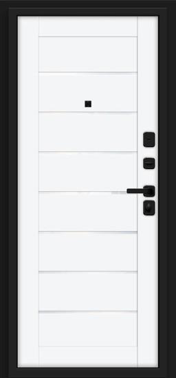 Металлическая дверь Прайм/SBlack Black Shell/White Silk
