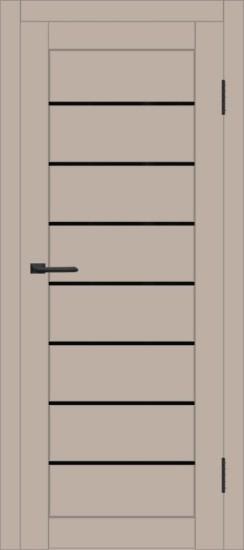 Межкомнатная дверь с экошпоном ДП DIM I-3 Dune Matt Lacobel Black