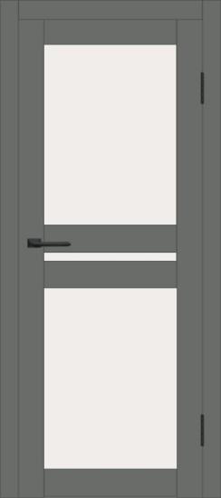 Межкомнатная дверь с экошпоном ДП DIM I-7 Graphite Matt Сатинато Белый