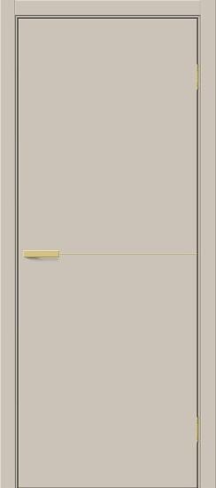 Межкомнатная дверь ПЭТ Браво-0.21.П (SG:P3) Cream Silk / Sgold