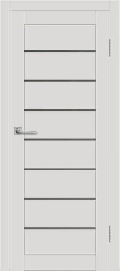 Межкомнатная дверь с экошпоном ДП DIM I-3 Smoky Matt Сатинато Графит