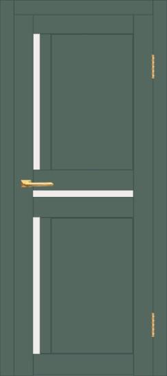 Межкомнатная дверь с экошпоном ДП DIM I-5.1 Seagrass Matt Сатинато Белый