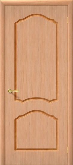 Межкомнатная шпонированная дверь Каролина дуб файн-лайн