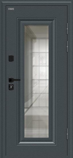 Металлическая дверь с терморазрывом Шелл СД/SBlack Старк антрацит/White Sand