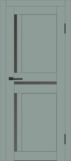 Межкомнатная дверь с экошпоном ДП DIM I-5.1 Gloomy sky Matt Сатинато Графит