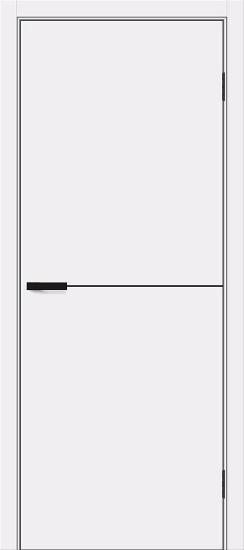 Межкомнатная дверь с покрытием винил Браво-0.81 White Pro