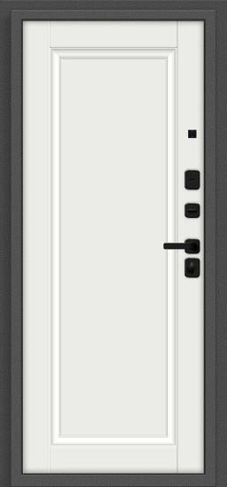 Входная дверь Optim Z-2 Классика Букле графит/Белый