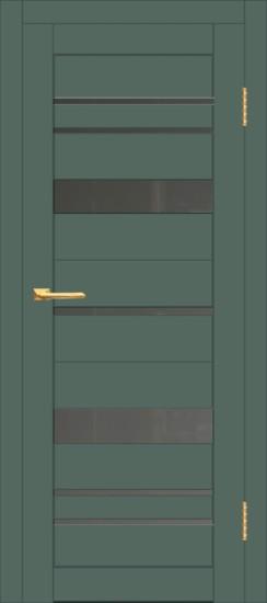 Межкомнатная дверь с экошпоном ДП DIM I-16 Seagrass Matt Сатинато Графит