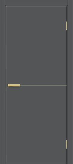 Межкомнатная дверь ПЭТ Браво-0.21.П (SG:P3) Stormy Silk / Sgold
