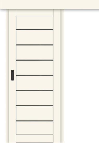 Межкомнатная дверь-купе ДП DIM I-3к Angel Matt / Сатинато Графит