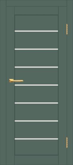 Межкомнатная дверь с экошпоном ДП DIM I-3 Seagrass Matt Сатинато Белый