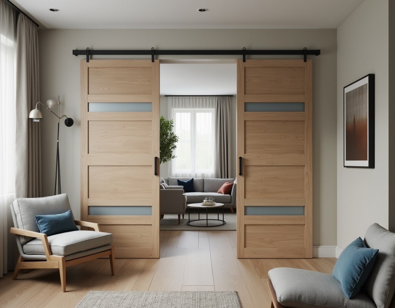 Двери с раздвижным механизмом Двери с раздвижным механизмом