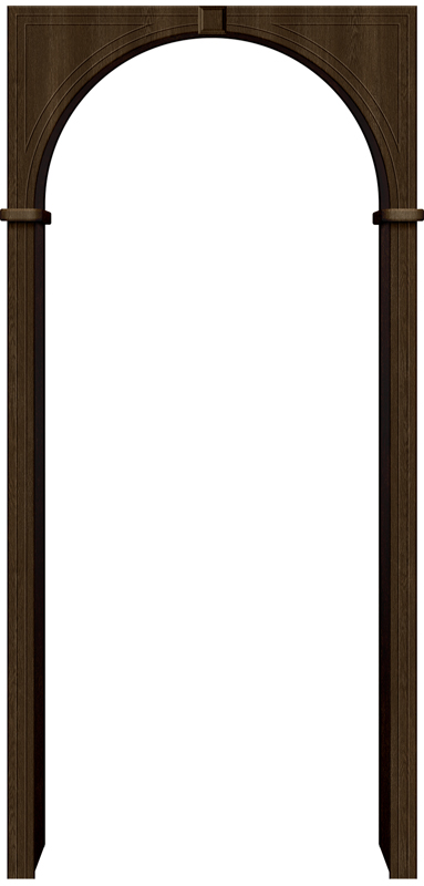 Межкомнатная ПВХ арка Браво Dark Barnwood