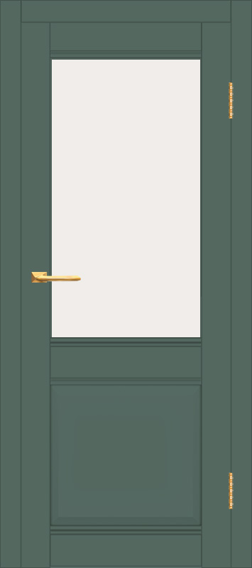 Межкомнатная дверь с экошпоном ДП DIM I-11 Seagrass Matt Сатинато Белый