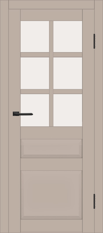 Межкомнатная дверь с экошпоном ДП DIM I-12 Dune Matt Сатинато Белый