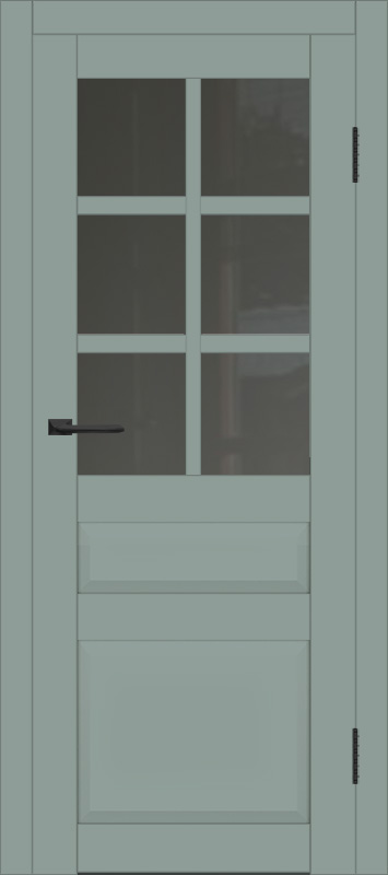 Межкомнатная дверь с экошпоном ДП DIM I-12 Gloomy sky Matt Сатинато Графит