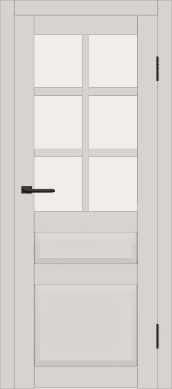 Межкомнатная дверь с экошпоном ДП DIM I-12 Silk Matt Сатинато Белый