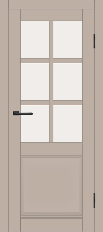 Межкомнатная дверь с экошпоном ДП DIM I-15 Dune Matt Сатинато Белый