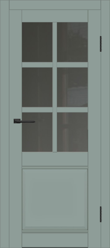 Межкомнатная дверь с экошпоном ДП DIM I-15 Gloomy sky Matt Сатинато Графит