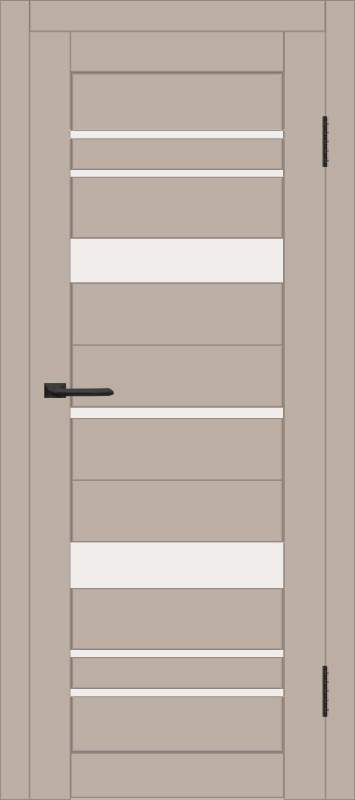 Межкомнатная дверь с экошпоном ДП DIM I-16 Dune Matt Сатинато Белый