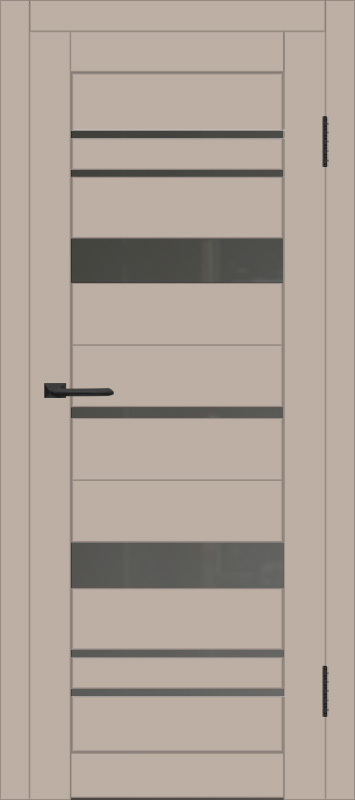 Межкомнатная дверь с экошпоном ДП DIM I-16 Dune Matt Сатинато Графит