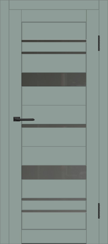 Межкомнатная дверь с экошпоном ДП DIM I-16 Gloomy sky Matt Сатинато Графит