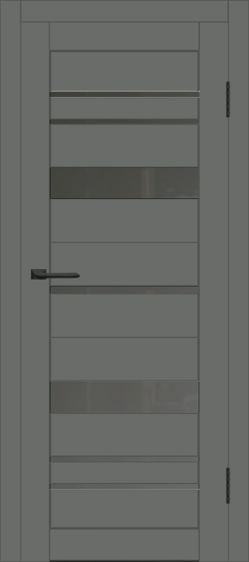 Межкомнатная дверь с экошпоном ДП DIM I-16 Graphite Matt Сатинато Графит