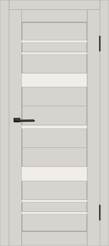 Межкомнатная дверь с экошпоном ДП DIM I-16 Silk Matt Сатинато Белый