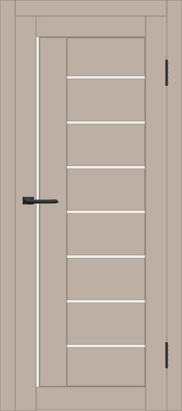 Межкомнатная дверь с экошпоном ДП DIM I-17 Dune Matt Сатинато Белый