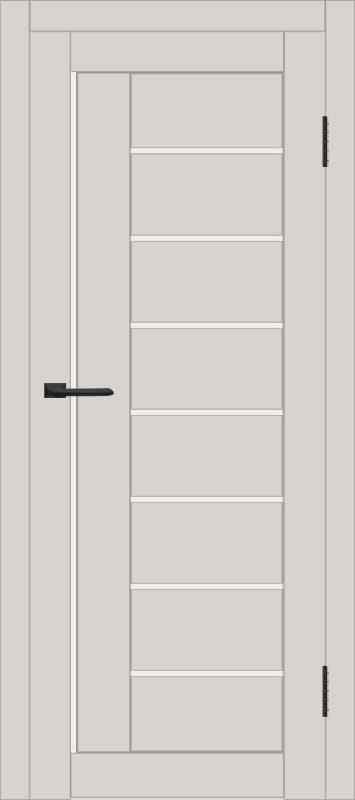 Межкомнатная дверь с экошпоном ДП DIM I-17 Silk Matt Сатинато Белый