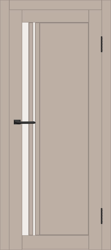 Межкомнатная дверь с экошпоном ДП DIM I-19.1 Dune Matt Сатинато Белый