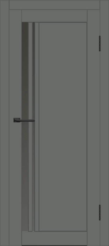 Межкомнатная дверь с экошпоном ДП DIM I-19.1 Graphite Matt Сатинато Графит